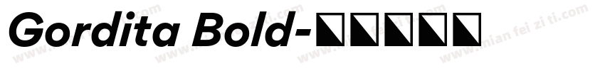Gordita Bold字体转换